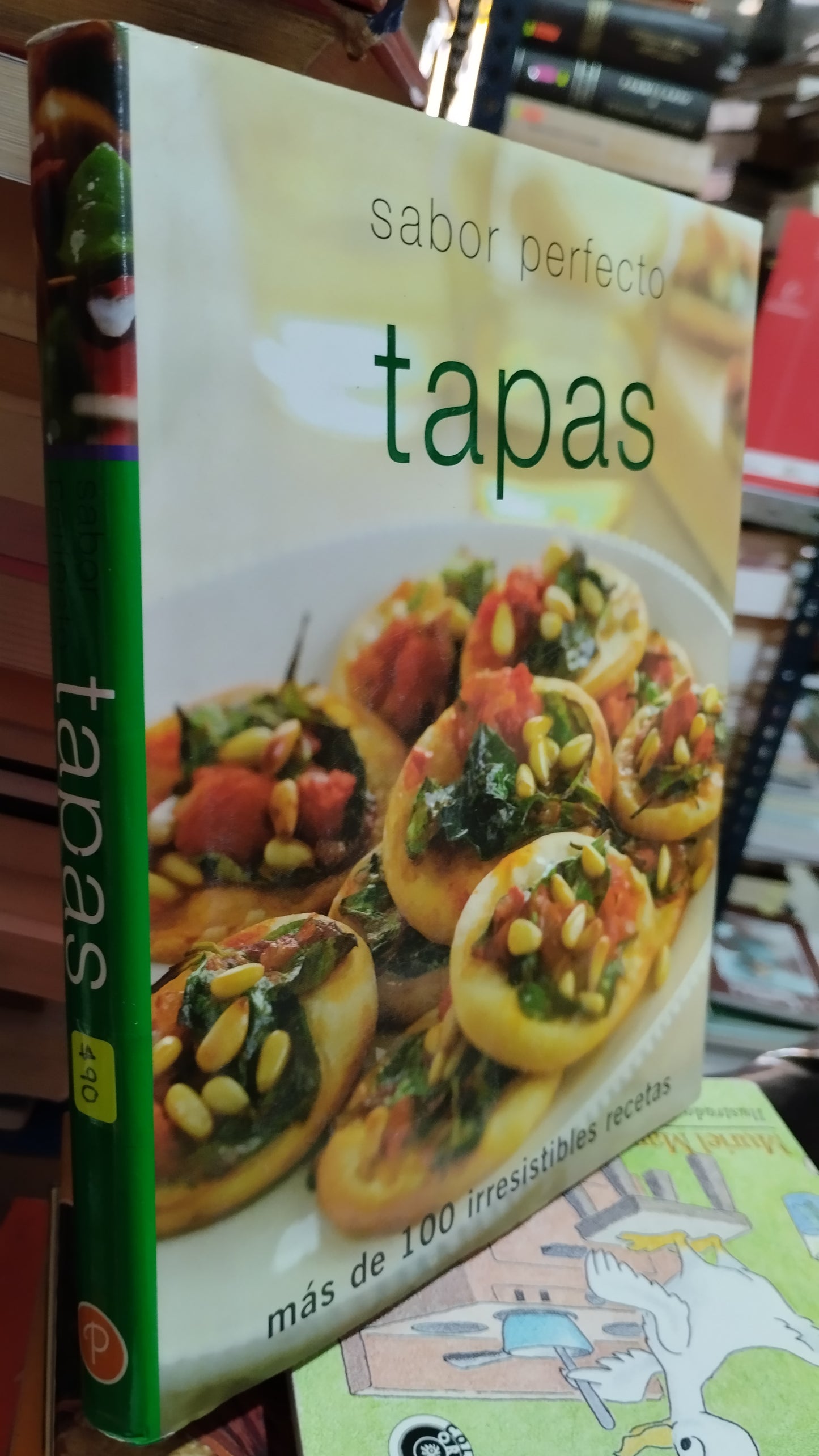 SABOR PERFECTO TAPAS LIBRO USADO COCINA ALDAMA