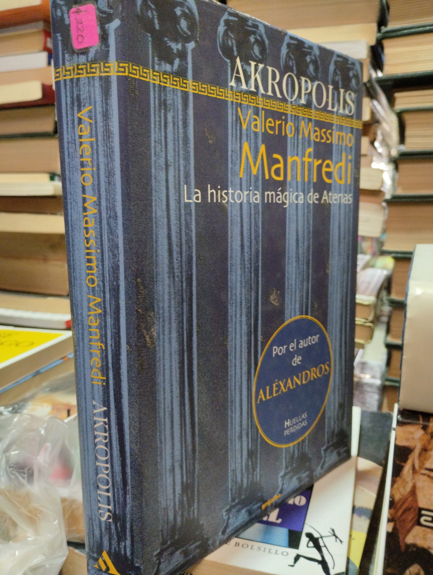 AKROPOLIS POR VALERIO MASSIMO MANFREDI USADO HISTORIA ALDAMA