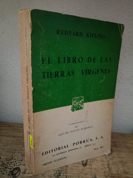 EL LIBRO DE LAS TIERRAS VÍRGENES POR RUDYARD KIPLING USADO NOVELA LITERARIO 305