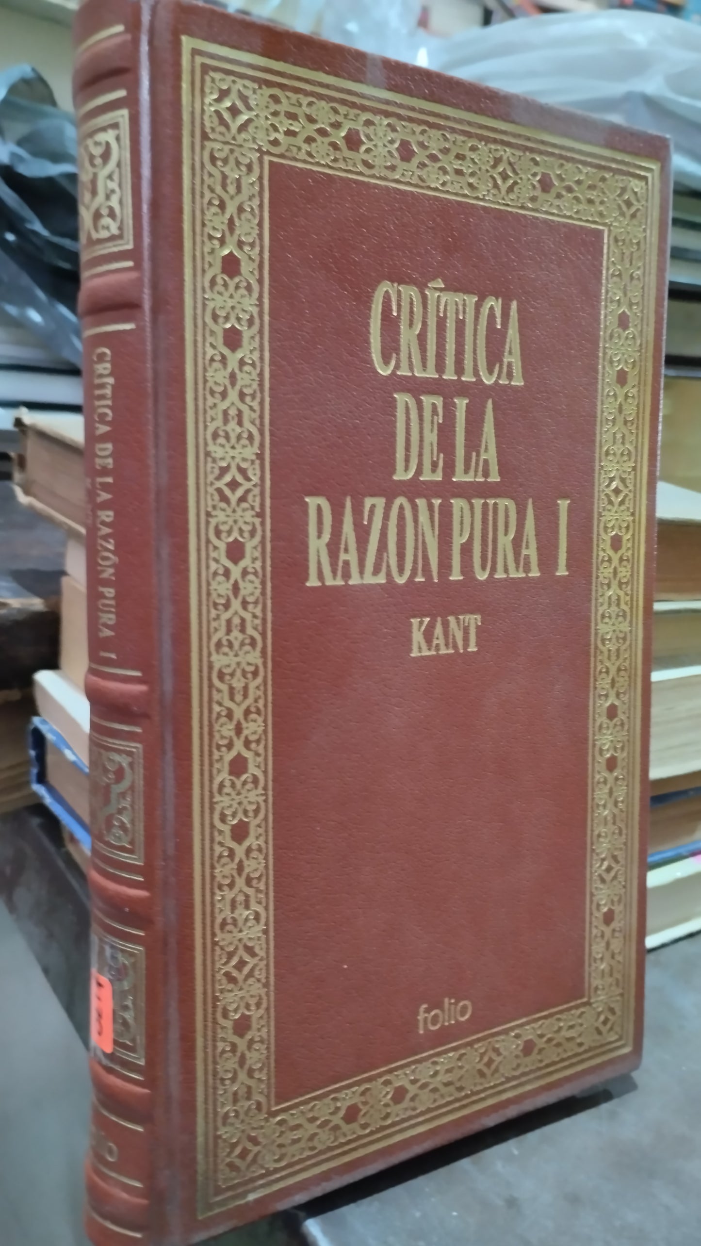 CRITICA DE LA RAZON PURA I POR KANT LIBRO USADO ANTIGUO ALDAMA