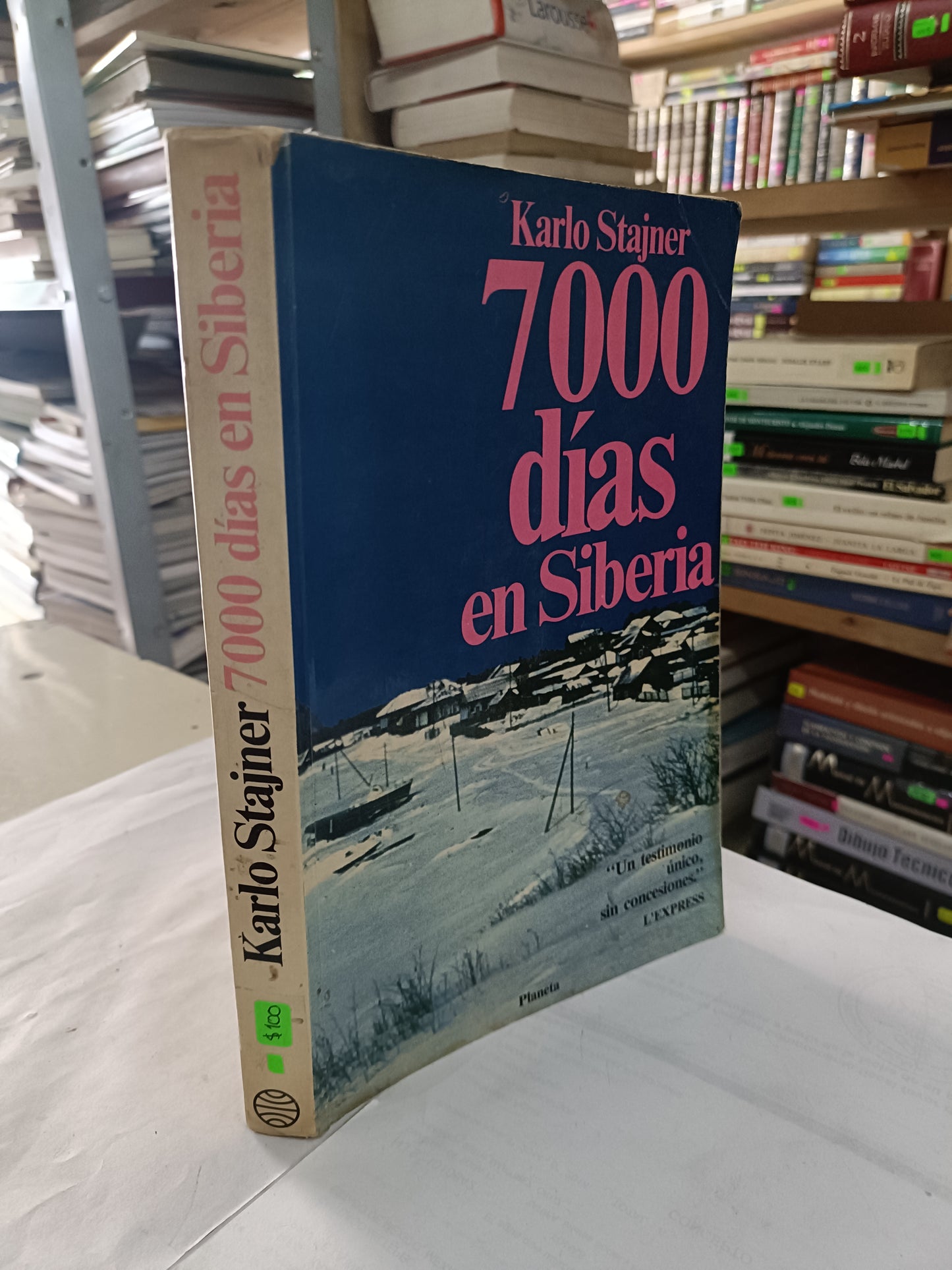 7000 DIAS EN SIBERIA POR KARLO STAJNER USADO NOVELA LITERARIO 207