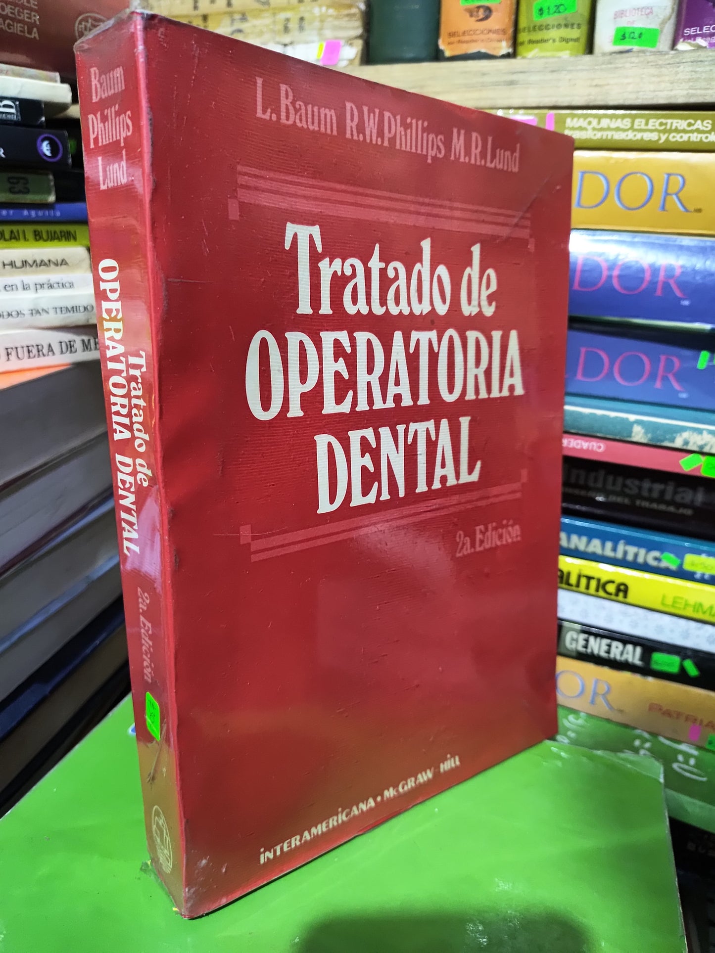 TRATADO DE OPERATORIA DENTAL POR L. BAUM USADO NOVELAS JUAREZ 507