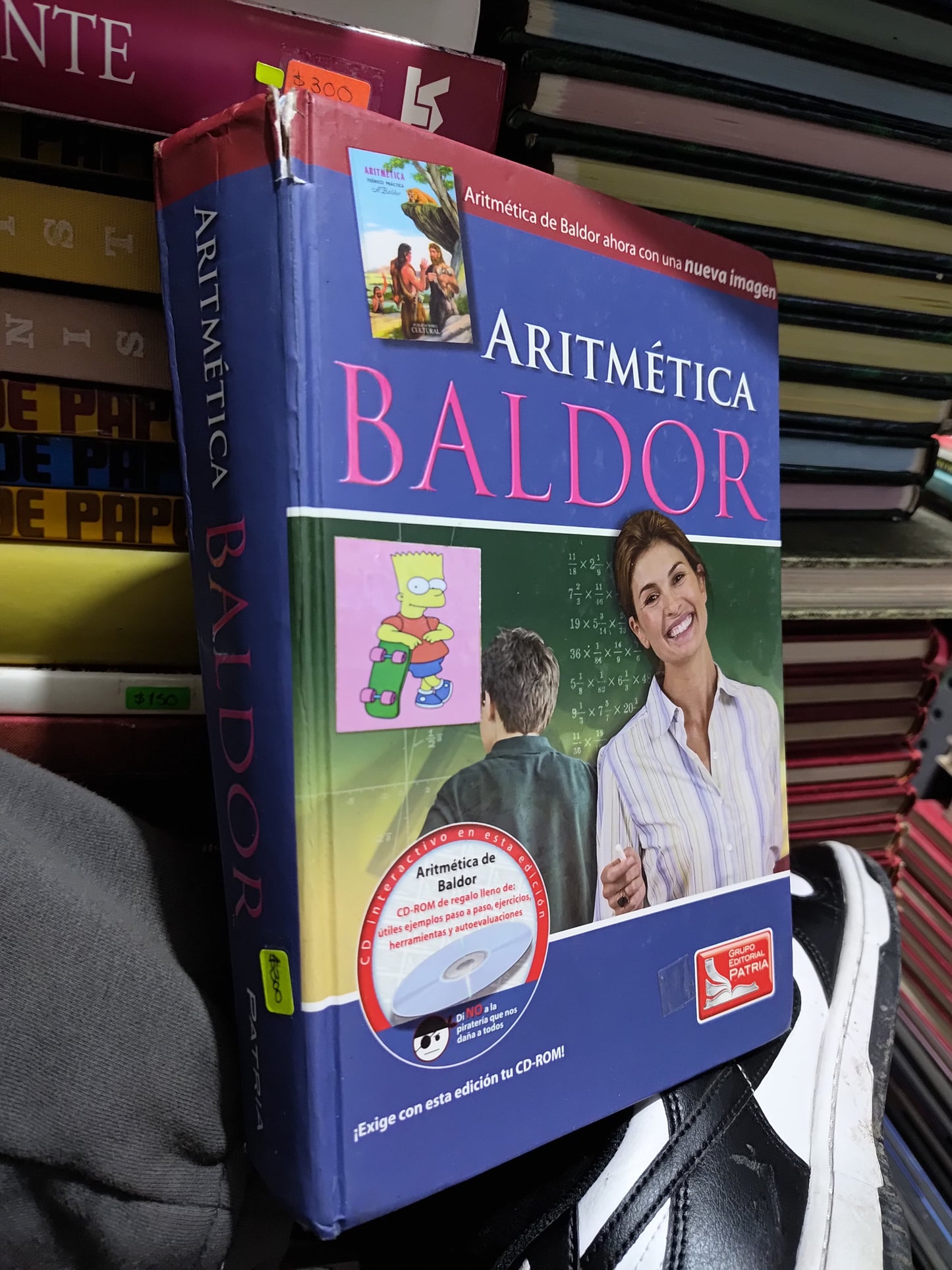 ARITMETICA BALDOR POR EDITORIAL PATRIA USADO MATEMÁTICAS JUAREZ 507