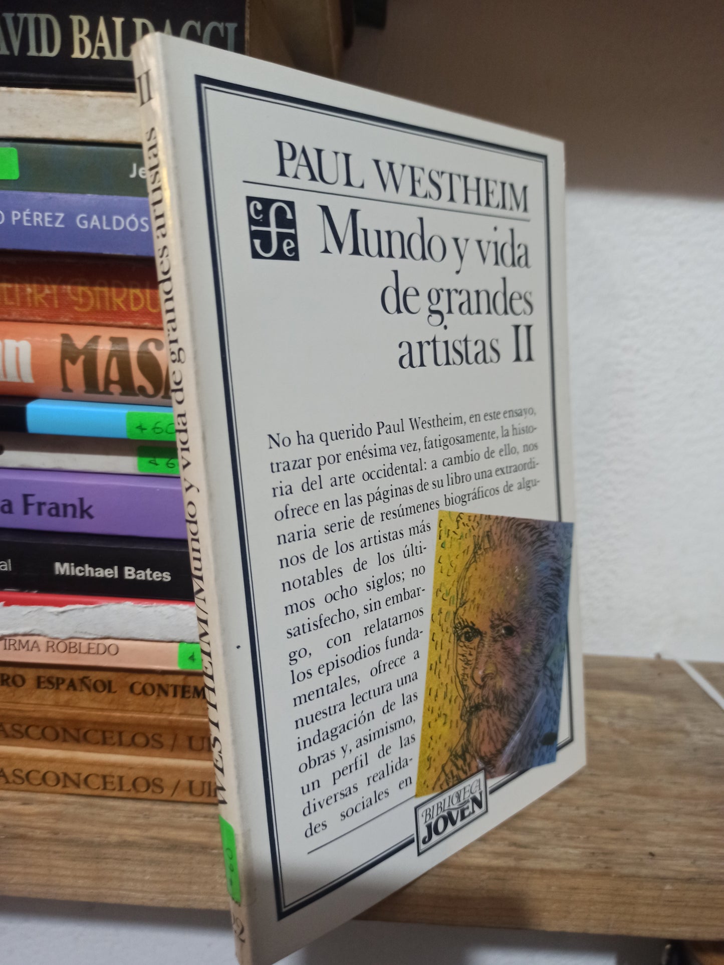 MUNDO Y VIDA DE GRANDES ARTISTAS 2 POR PAUL WESTHEIM USADO NOVELAS JUÁREZ