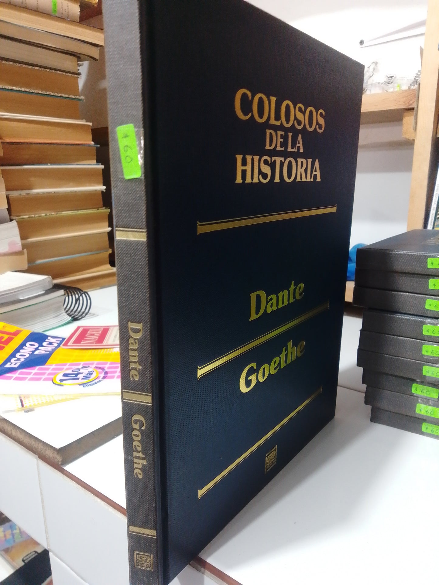 COLOSOS DE LA HISTORIA DANTE GOETHE USADO HISTORIA JUAREZ