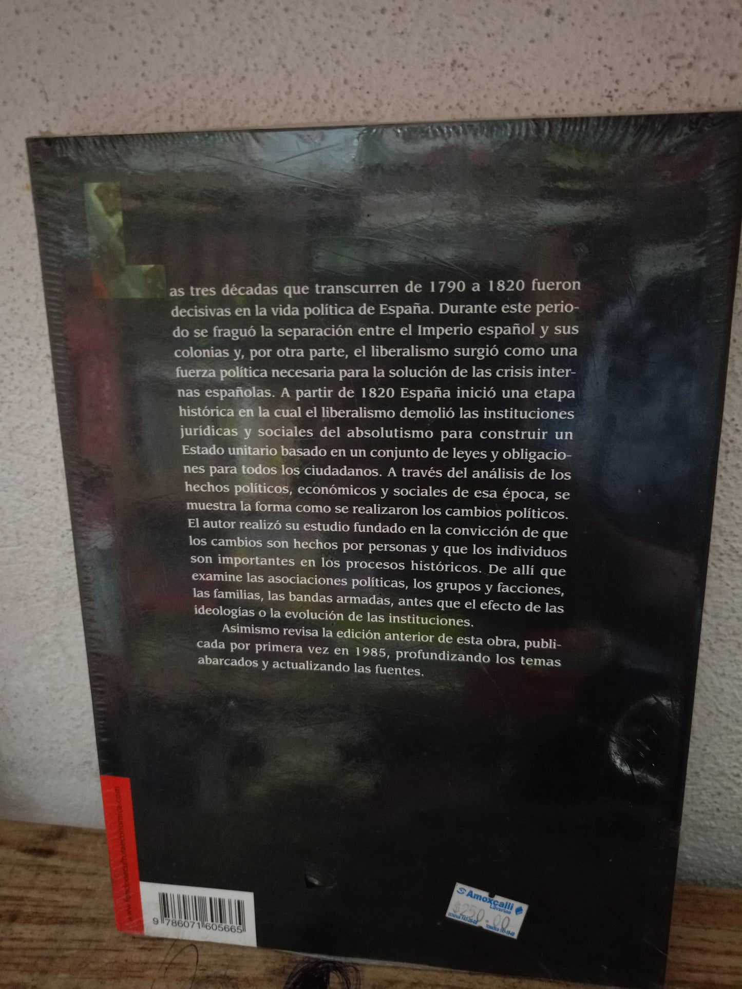 LA POLÍTICA ESPAÑOLA EN UNA ÉPOCA REVOLUCIONARIA 1790-1820 POR BRIAN R HAMNETT NUEVO LIBROS NUEVOS LITERARIO 305