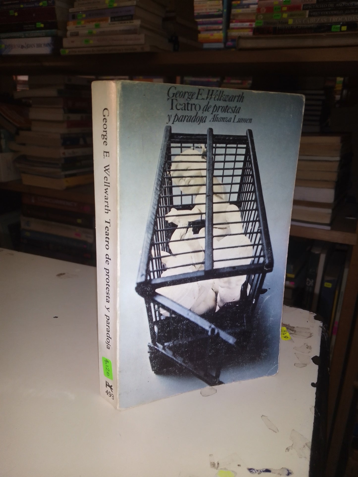 TEATRO DE PROTESTA Y PARADOJA POR GEORGE E. WELLWARTH USADO NOVELA LITERARIO 207
