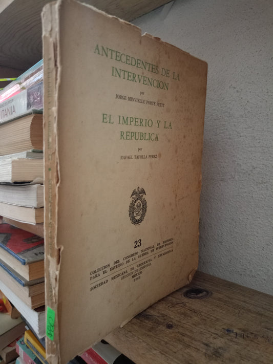 ANTECEDENTES DE LA INTERVENCION POR JORGE MINVIELLE USADO HISTORIA LITERARIO 305