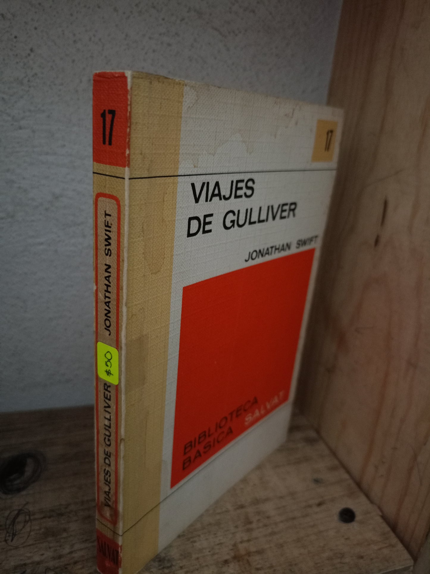 LOS VIAJES DE GULLIVER POR JONATHAN SWIFT USADO NOVELA LITERARIO 305