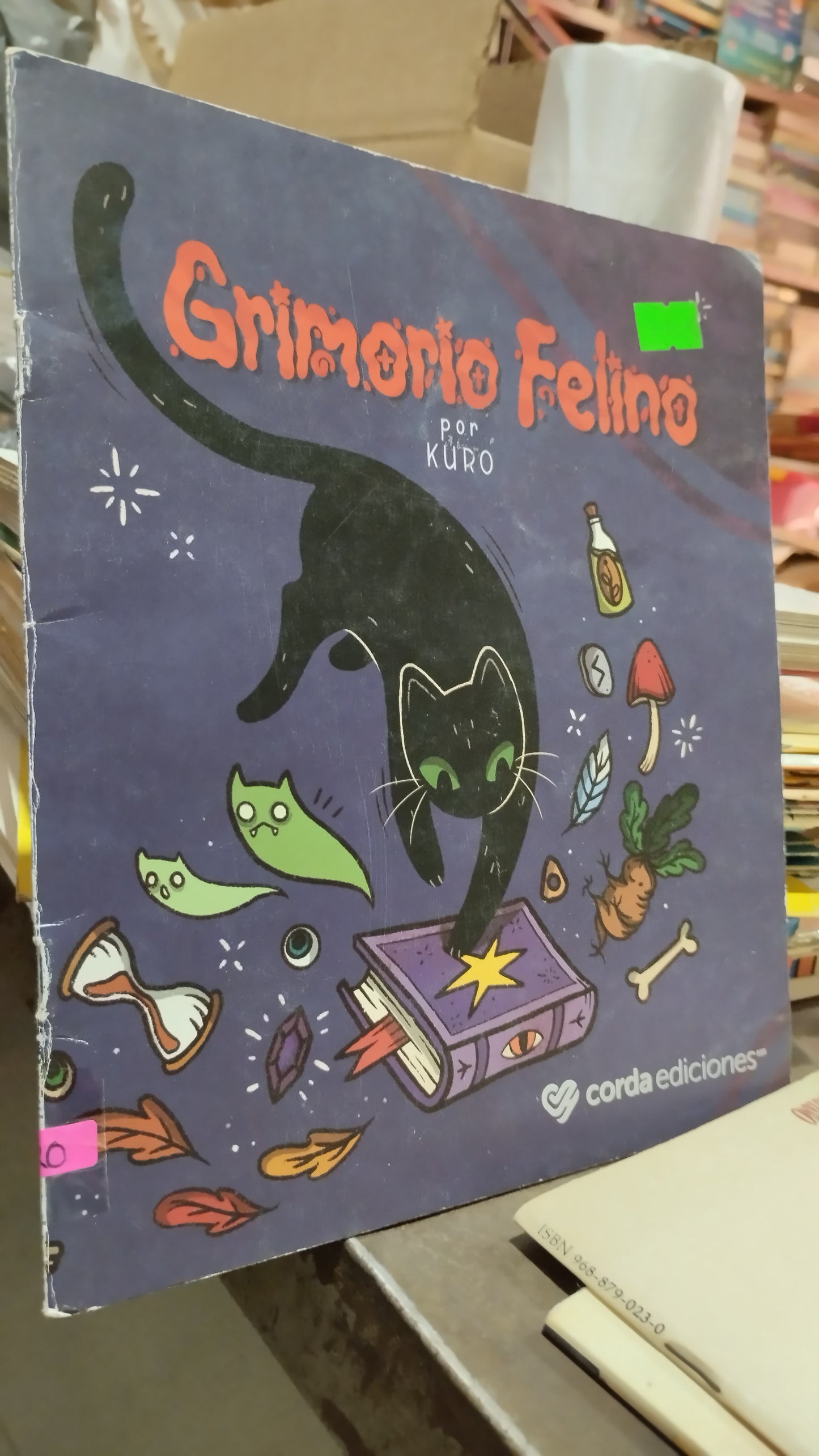 GRIMORIO FELINO POR KURO LIBRO USADO INFANTIL ALDAMA