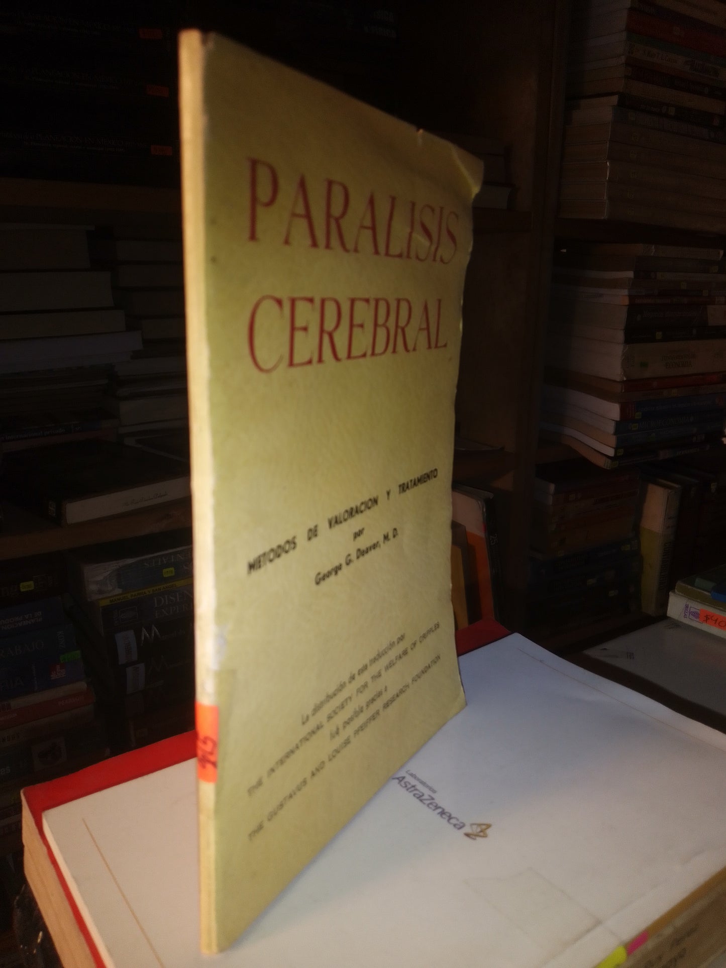 PARALISIS CEREBRAL POR GEORGE G DEAVER USADO MEDICINA LITERARIO 207