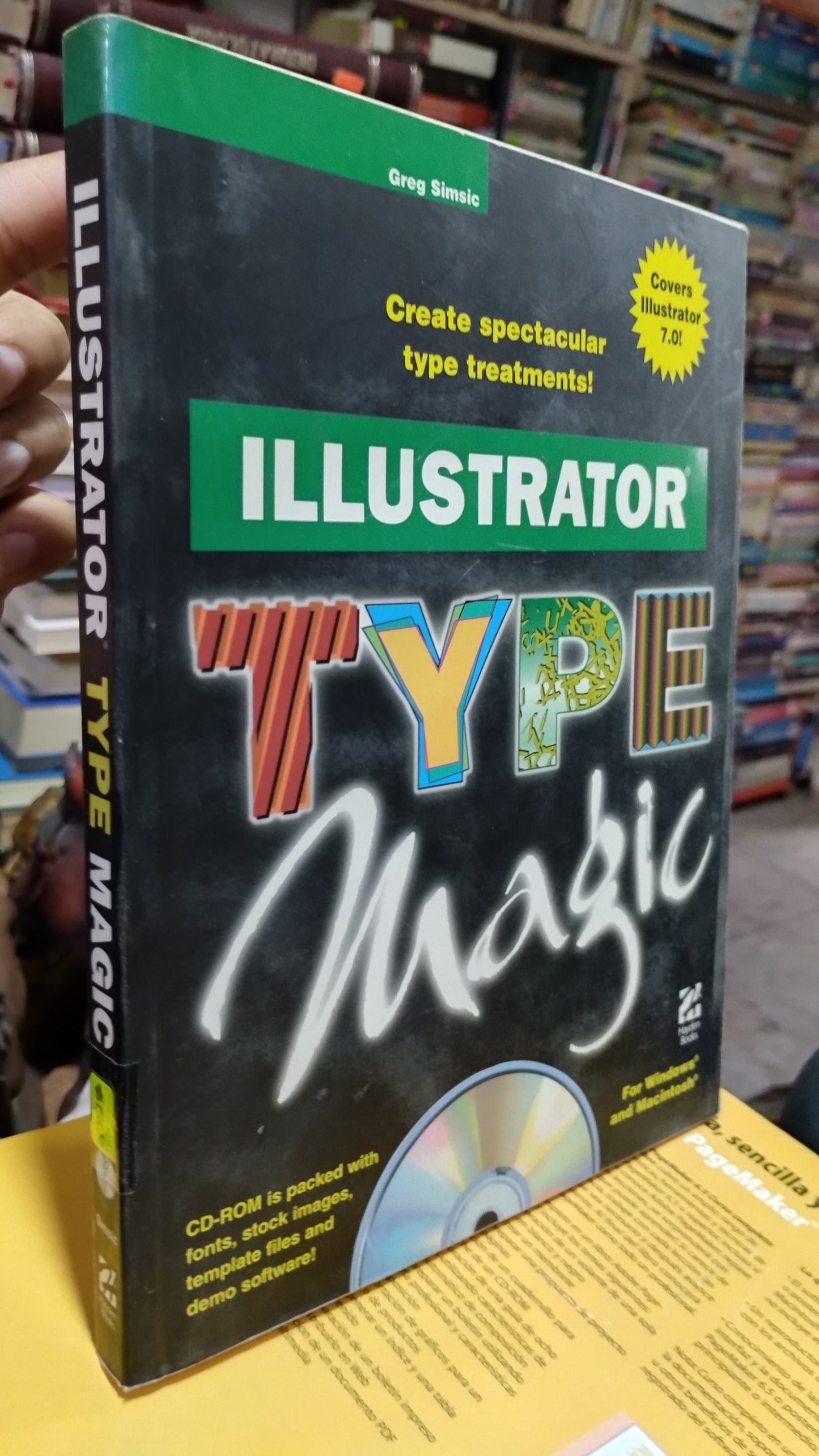 ILLUSTRATOR TYPE MAGIC LIBRO USADO COMPUTACION ALDAMA