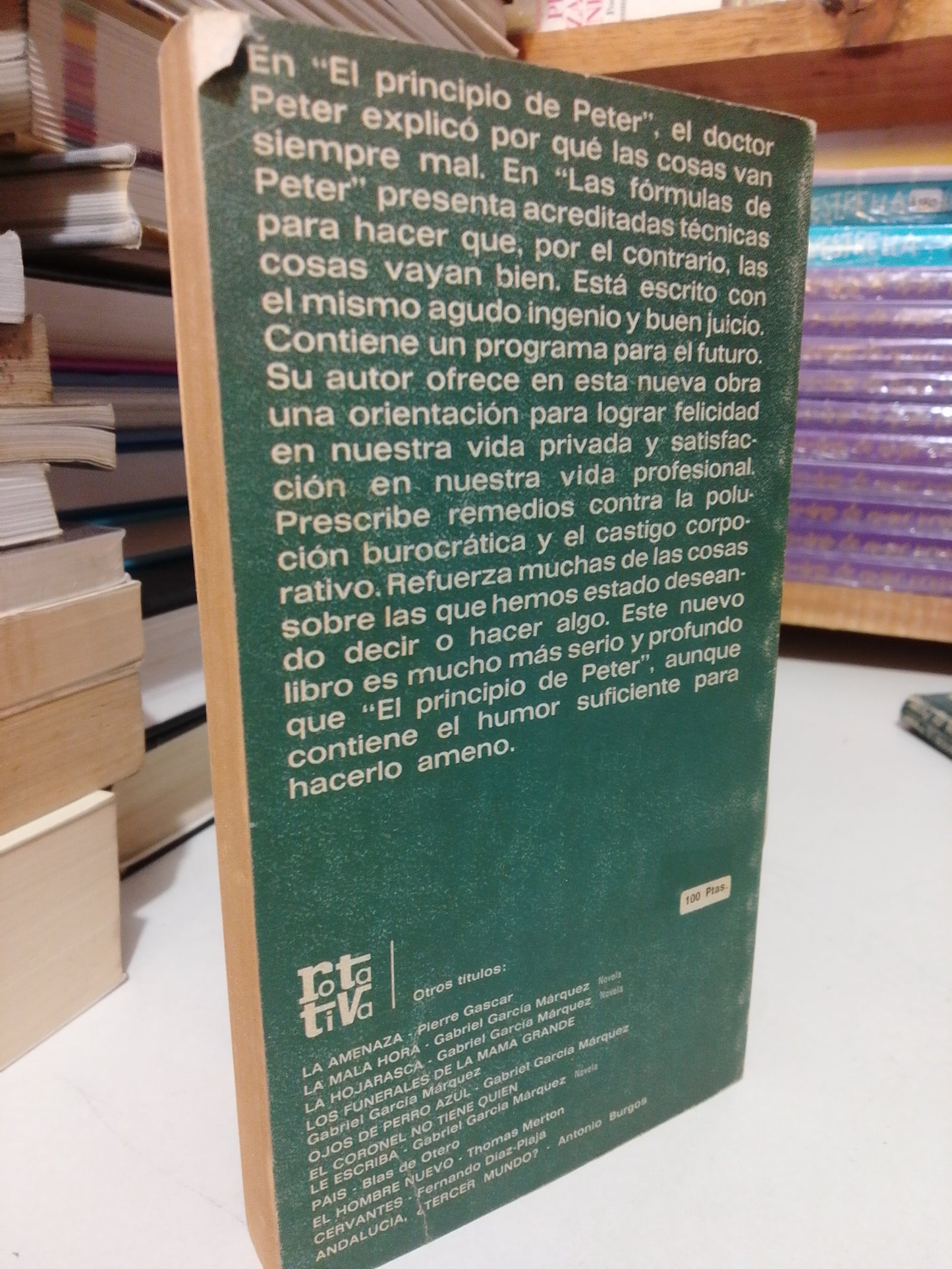 LAS FORMULAS DE PETER POR DR.LAURENCE J.PETER USADO SUP.PERSONAL JUAREZ