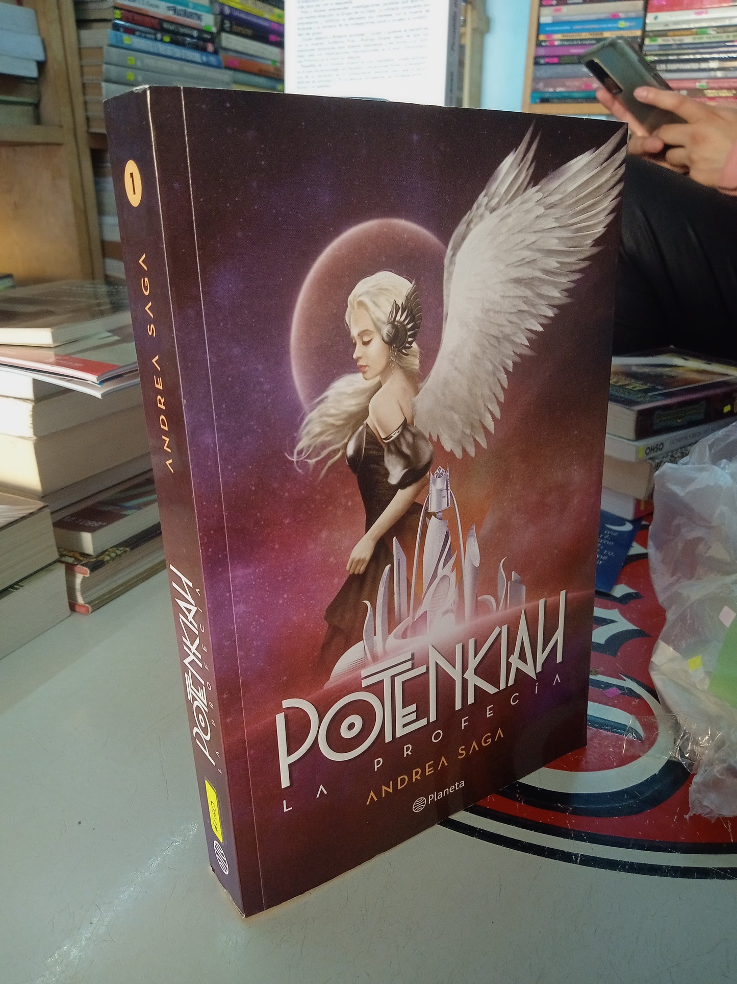 POTENKIAH LA PROFECÍA POR ANDREA SAGA USADO NOVELA LITERARIO 207