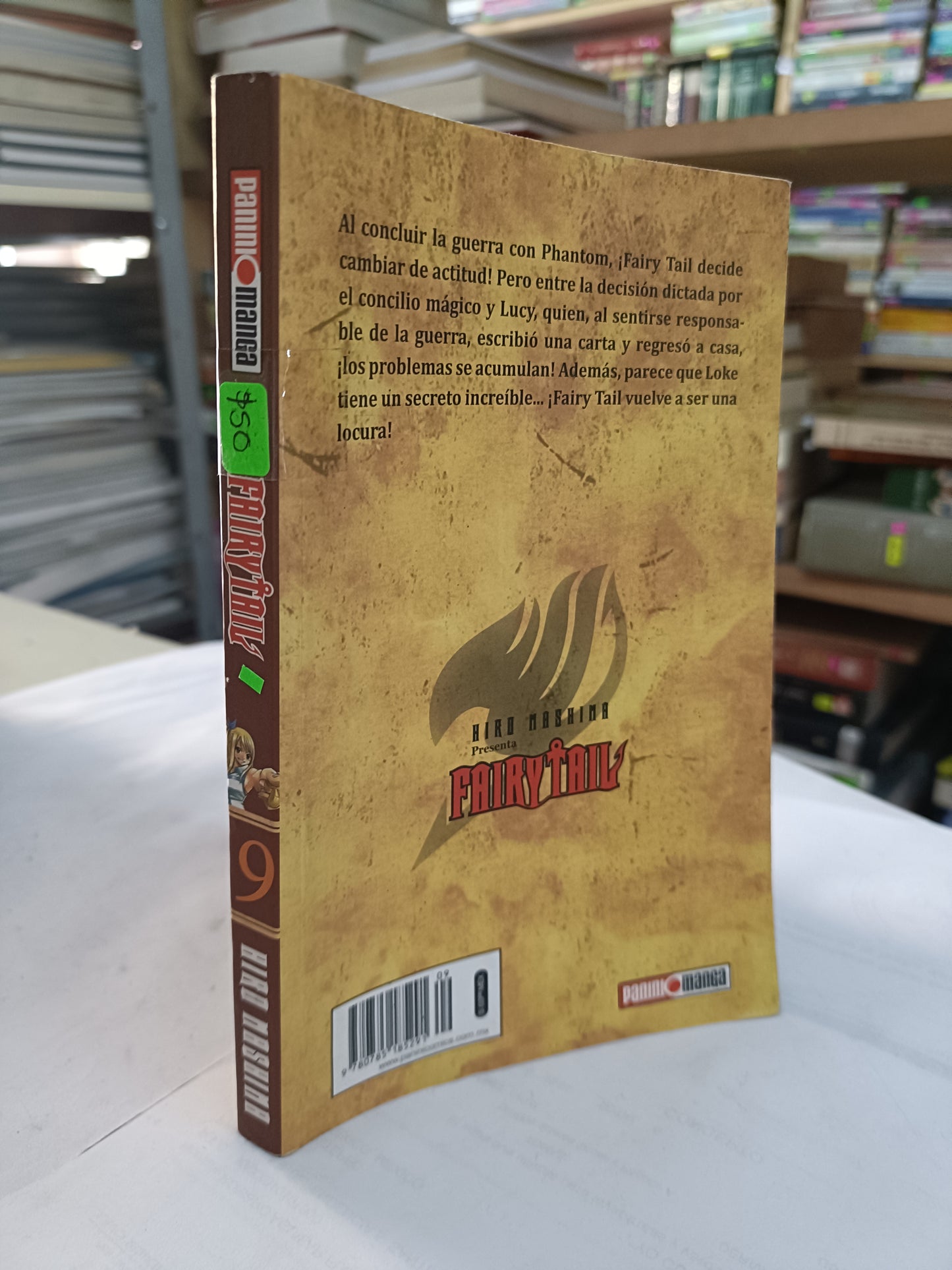 FAIRYTAIL 9 POR HIRO MASHIMA MANGA USADO NOVELA LITERARIO 207