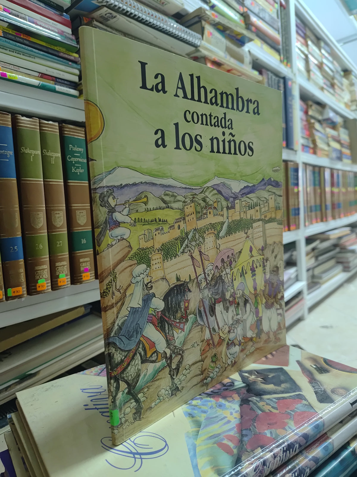 LA ALHAMBRA CONTADA A LOS NIÑOS POR RICARDO VILLA REAL USADO INFANTILES JUAREZ 515