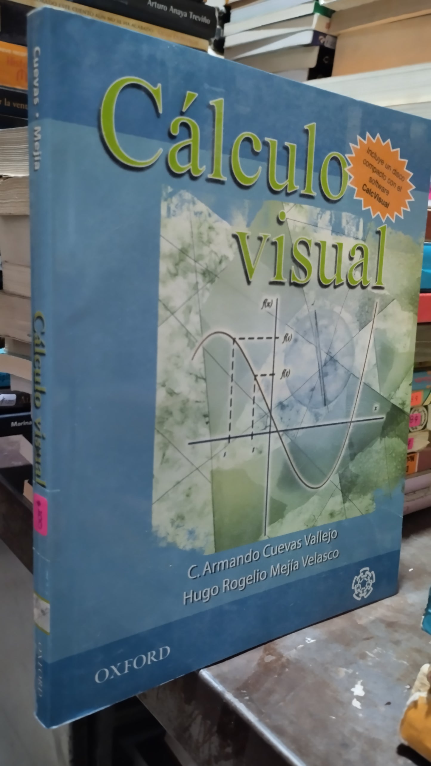 CALCULO VISUAL POR ARMANDO CUEVAS VALLEJO LIBRO USADO MATEMATICAS ALDAMA