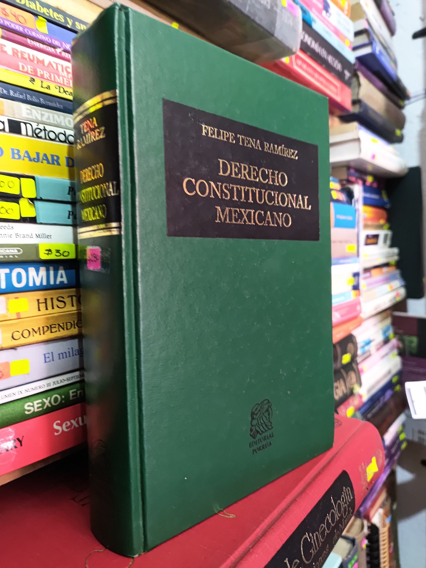 DERECHO CONSTITUCIONAL MEXICANO POR FELIPE TENA RAMIREZ USADO DERECHO LITERARIO 305