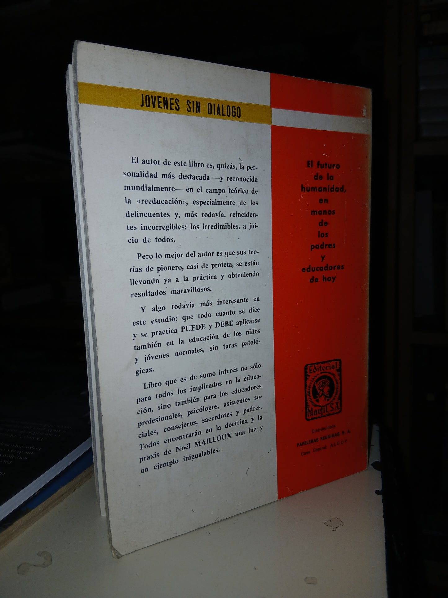 JÓVENES SIN DIÁLOGO POR NOËL MAILLOUX USADO SUPERACIÓN PERSONAL LITERARIO 207