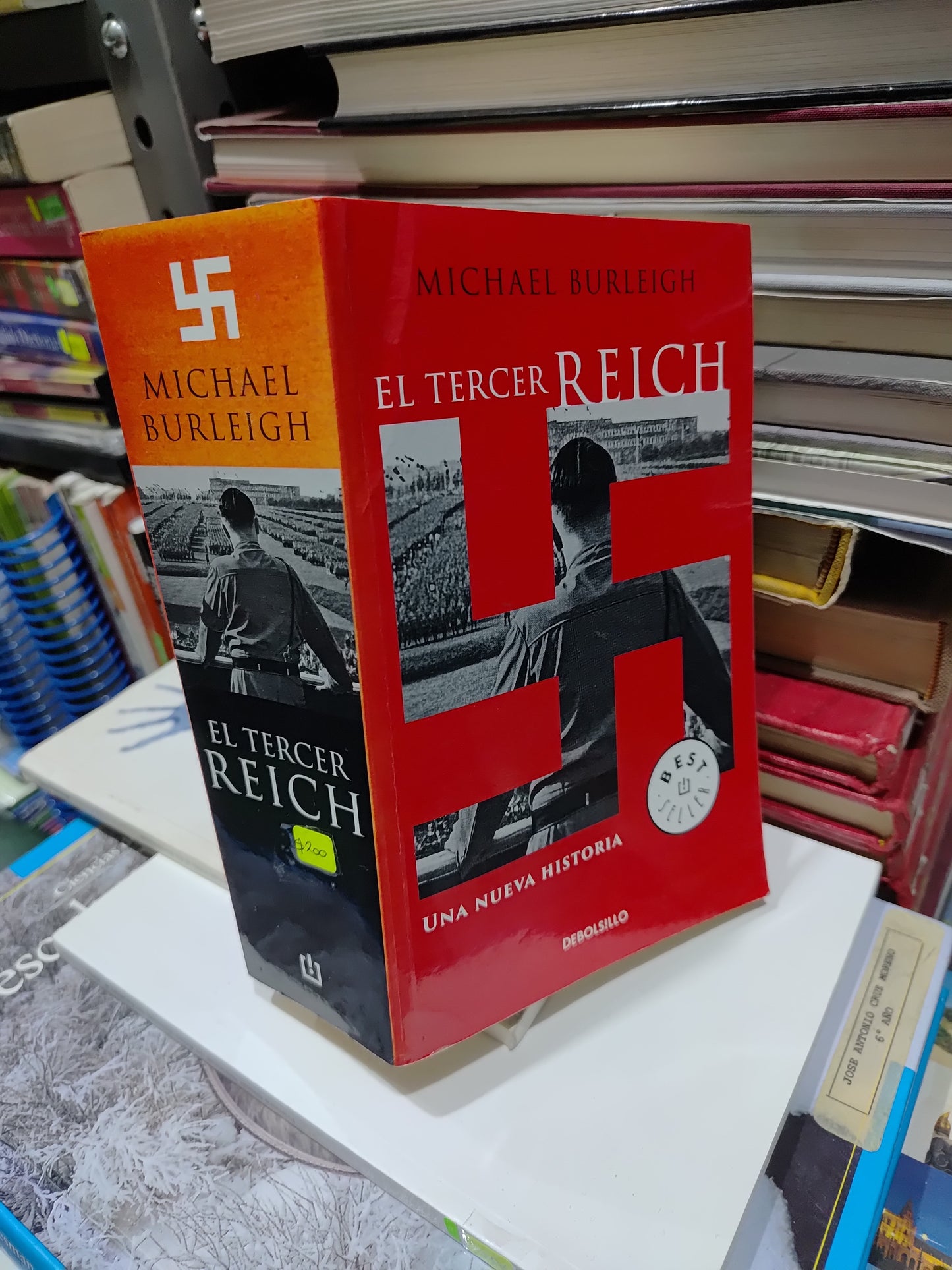 EL TERCER REICH POR MICHAEL BURLEICH USADO HISTORIA JUAREZ 507