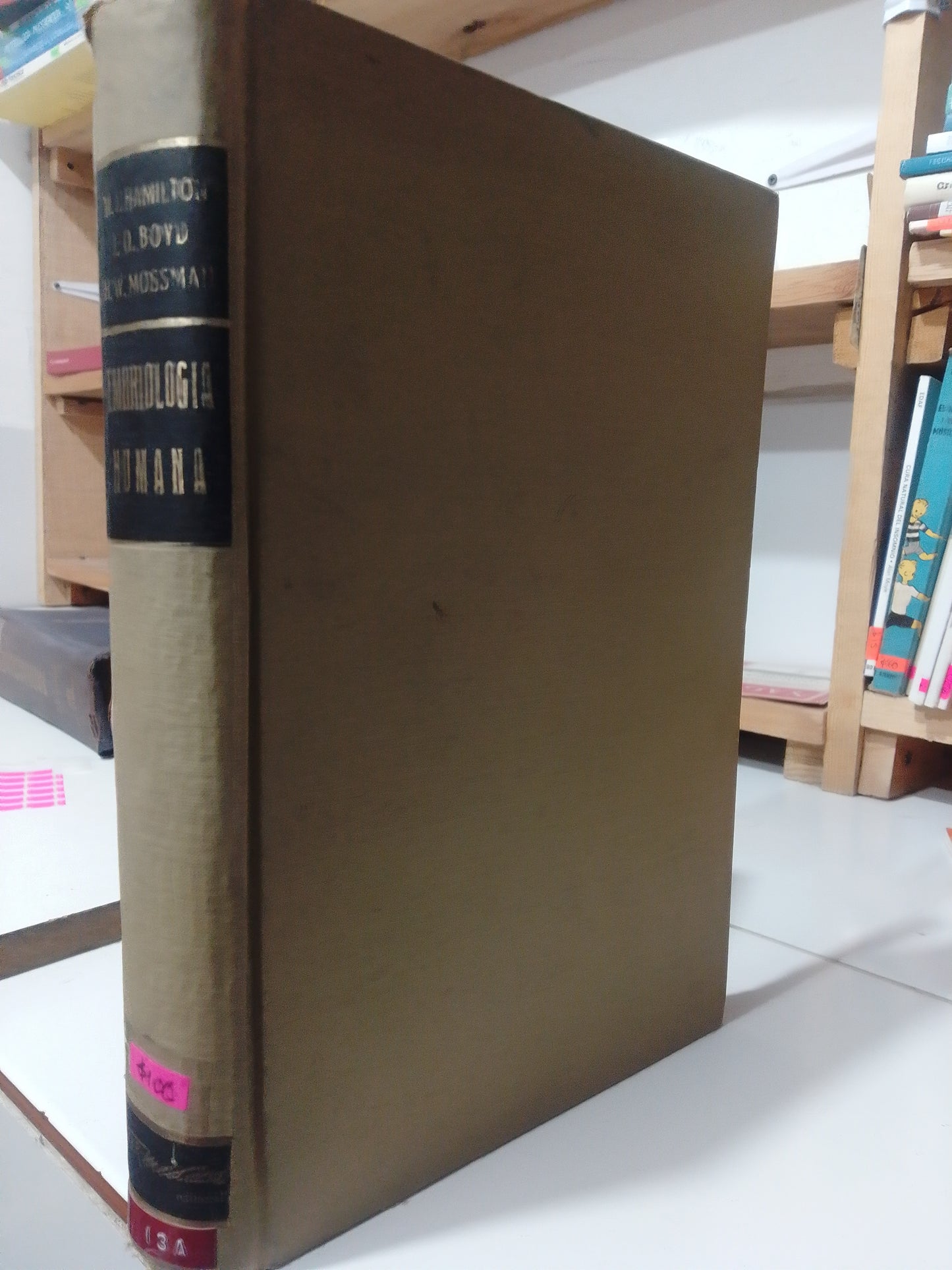 EMBRIOLOGIA HUMANA POR W.J.HAMILTON USADO SALUD JUAREZ