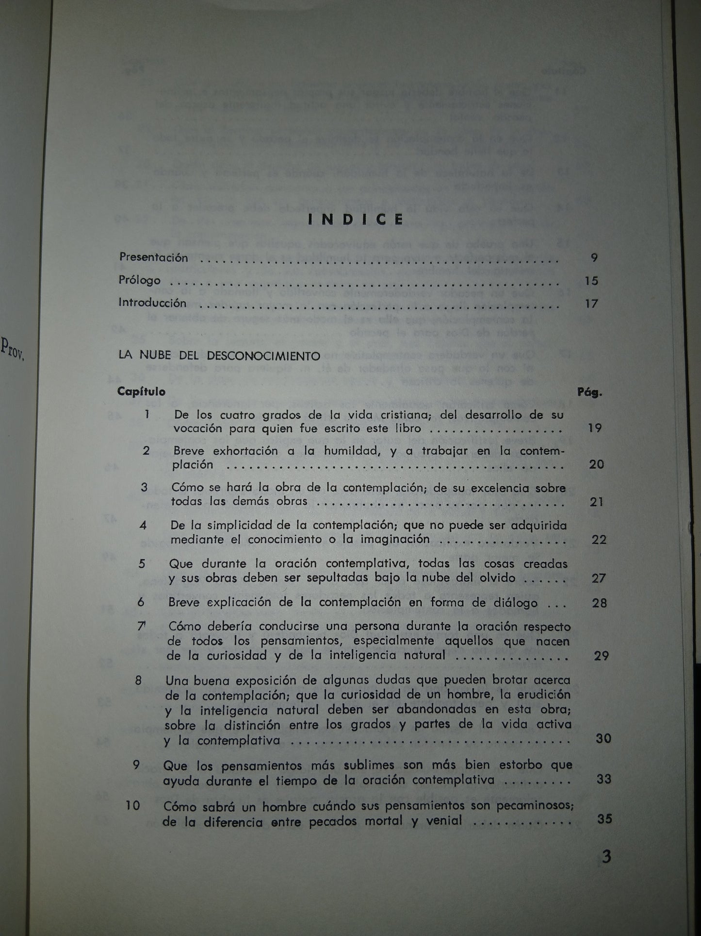 LA NUBE DEL DESCONOCIMIENTO USADO RELIGIÓN LITERARIO 207
