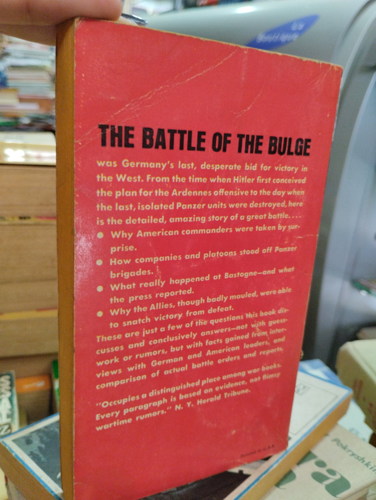 THE BATTLE OF THE BULGE POR ROBERT E. MERRIAN LIBRO USADO HISTORIA ALDAMA EDITORIAL BALLANTINE BOOKS EN BUEN ESTADO