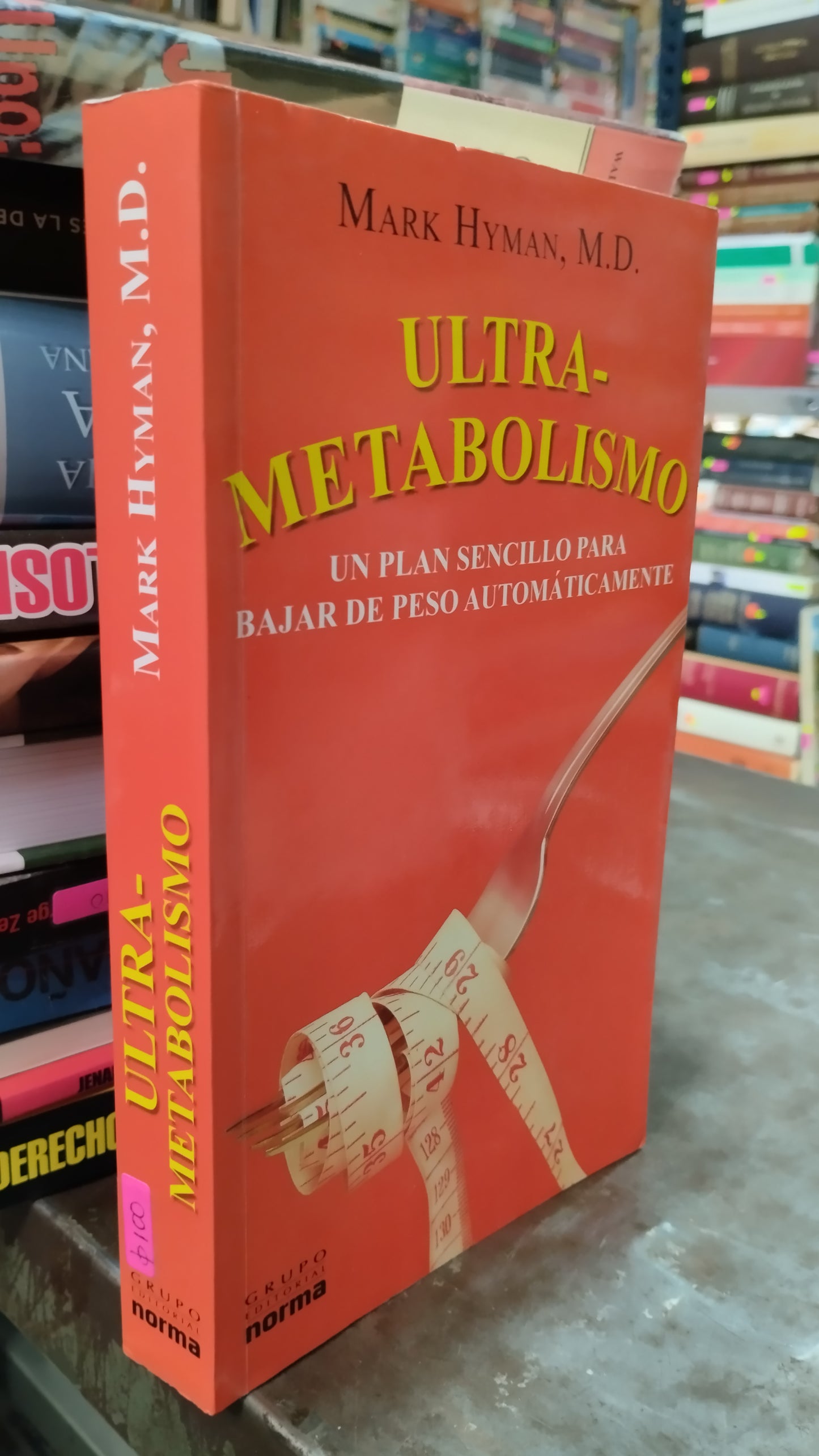 ULTRAMETABOLISMO POR MARK HYMAN LIBRO USADO SALUD ALDAMA