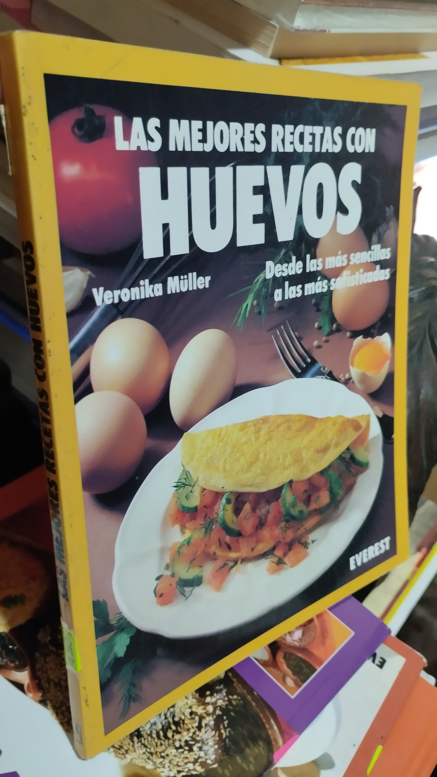 LAS MEJORES RECETAS CON HUEVOS POR VERONIKA MÜLLER LIBRO USADO COCINA ALDAMA