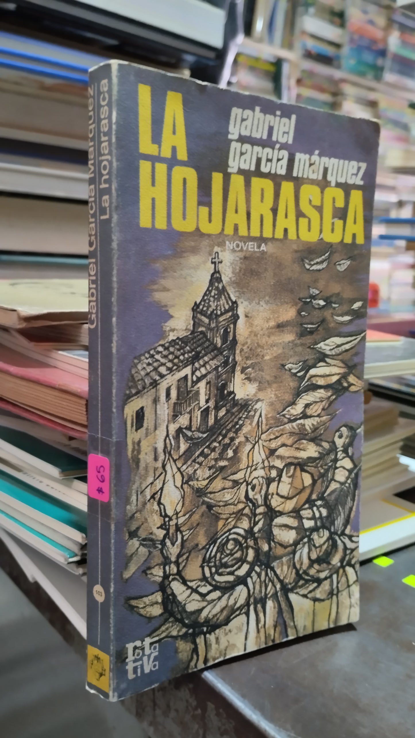 LA HOJARASCA POR GABRIEL GARCIA MARQUEZ LIBRO USADO POESIA ALDAMA