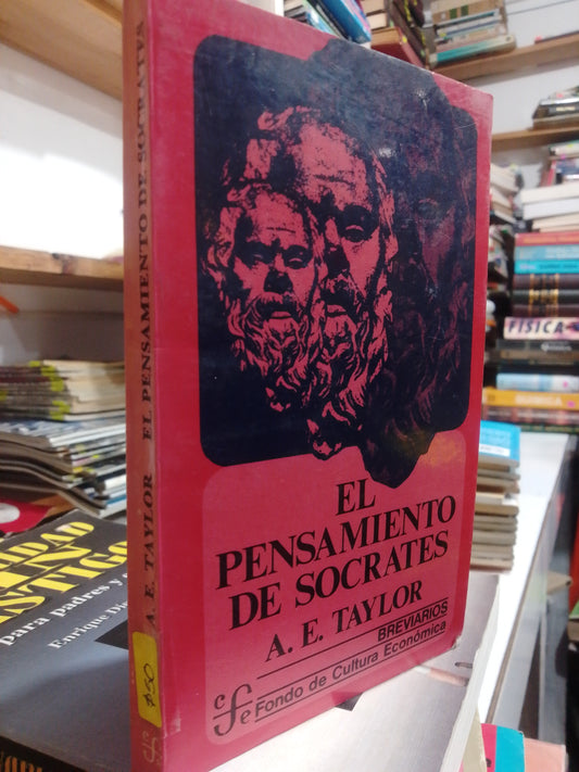 EL PENSAMIENTO DE SOCRATES POR A.E TAYLOR USADO FILOSOFIA JUAREZ