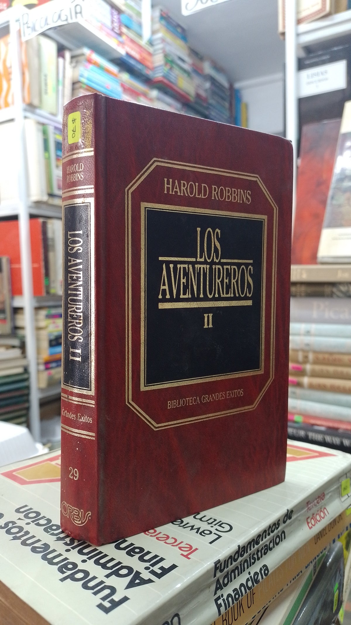 LOS AVENTUREROS II POR HAROLD ROBBINS USADO NOVELA INSTITUTO LITERATIO 207