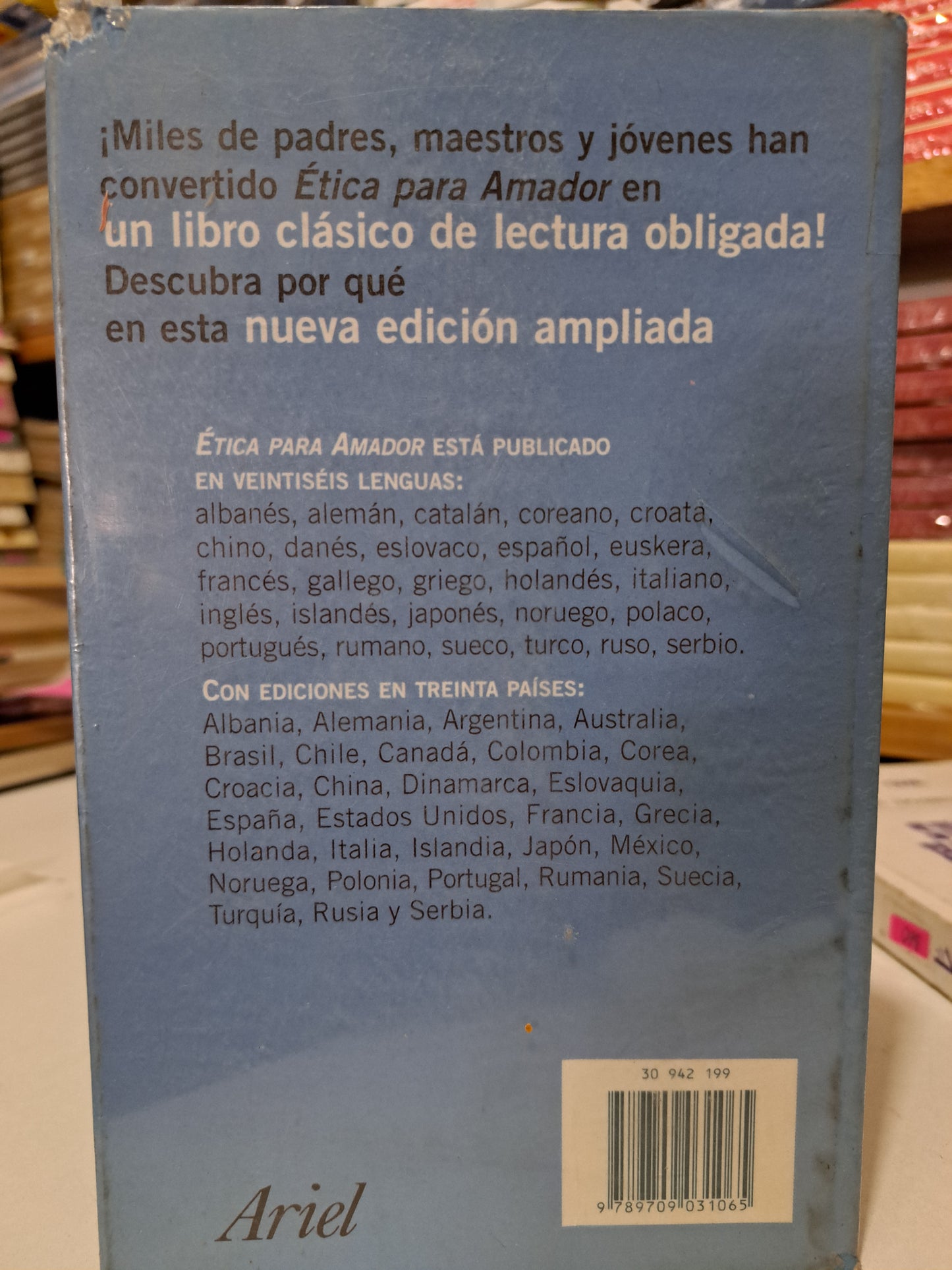 ÉTICA PARA AMADOR FERNANDO SAVATER USADO NOVELA JUÁREZ