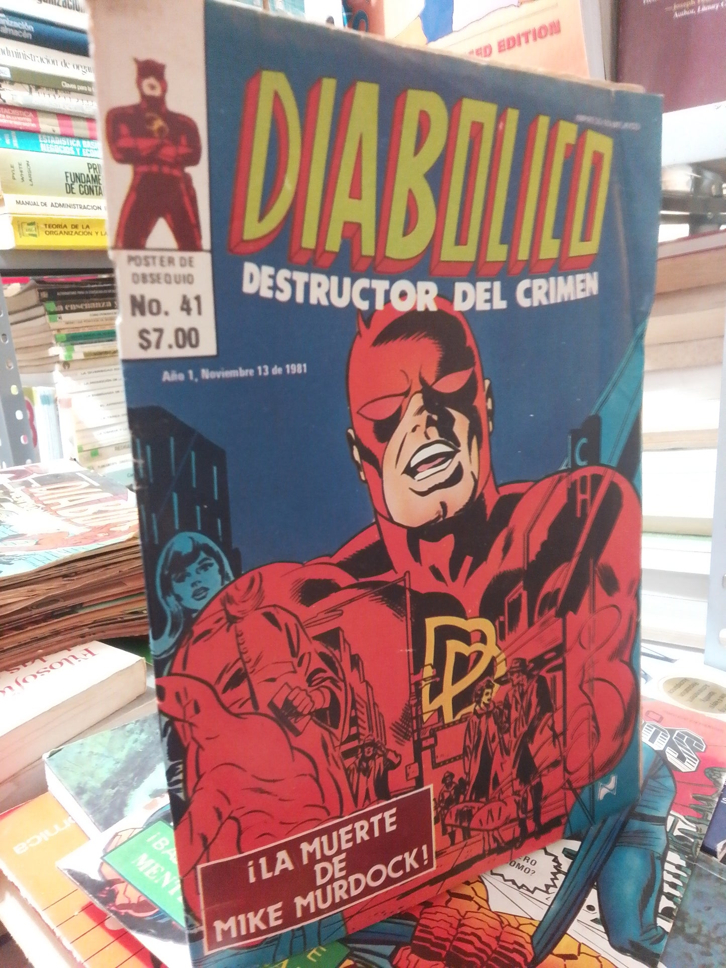 DIABOLICO DESTRUCTOR DEL CRIMEN COMICS 30 PZS USADO NOVELA JUÁREZ