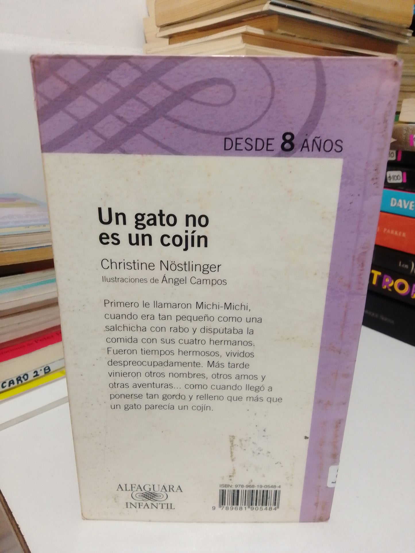 UN GATO NO ES UN COJIN POR CHRISTINE NOSTLINGER USADO INFANTIL JUAREZ