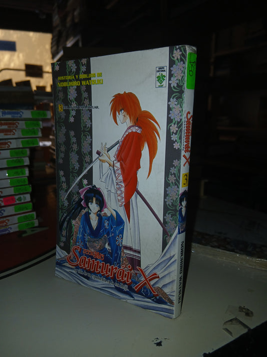 SAMURÁI X 3: UNA RAZÓN PARA ACTUAR POR NOBUHIRO WATSUKI USADO MANGA LITERARIO 207