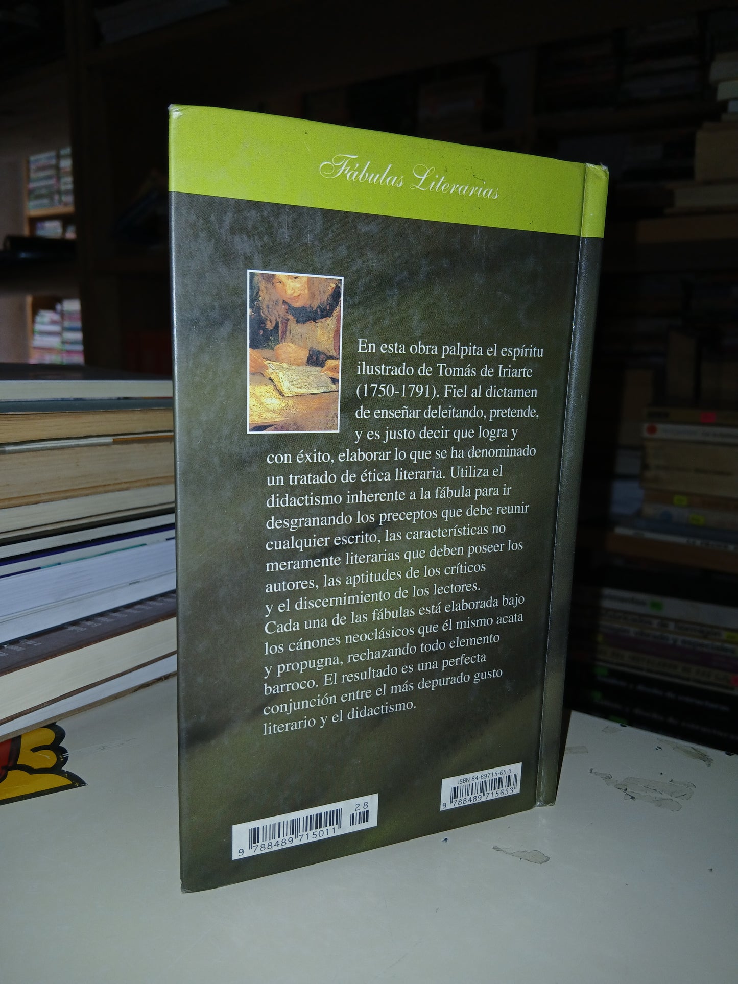 FÁBULAS LITERARIAS POR TOMÁS DE IRIARTE USADO ANTOLOGÍA LITERARIO 207