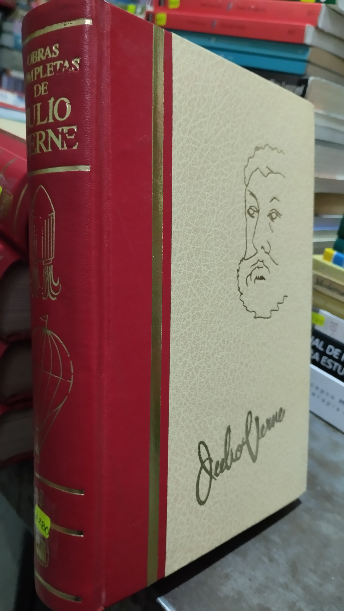 OBRAS COMPLETAS DE JULIO VERNE 8 LIBRO USADO NOVELAS ALDAMA