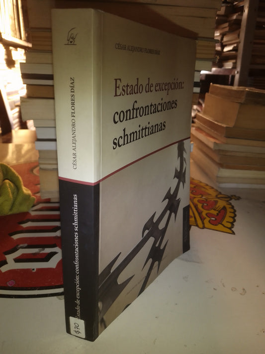 ESTADO DE EXCEPCIÓN CONFRONTACIONES SCHMITTIANAS POR CESAR ALEJANDRO FLORES DIAZ USADO POLÍTICA LITERARIO 207