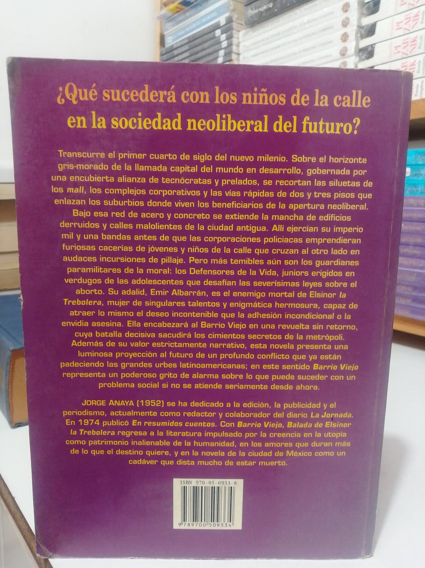 BARRIO VIEJO POR JORGE ANAYA USADO NOVELA JUAREZ