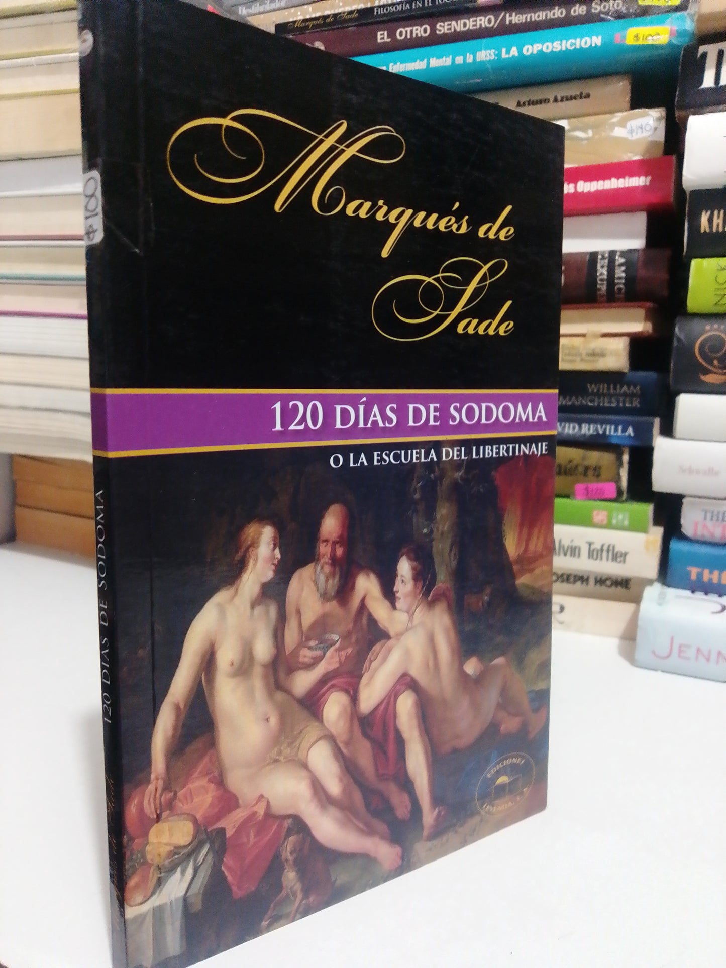 120 DÍAS DE SODOMA O LA ESCUELA DEL LIBERTINAJE POR MARQUÉS DE SADE USADO NOVELA JUÁREZ