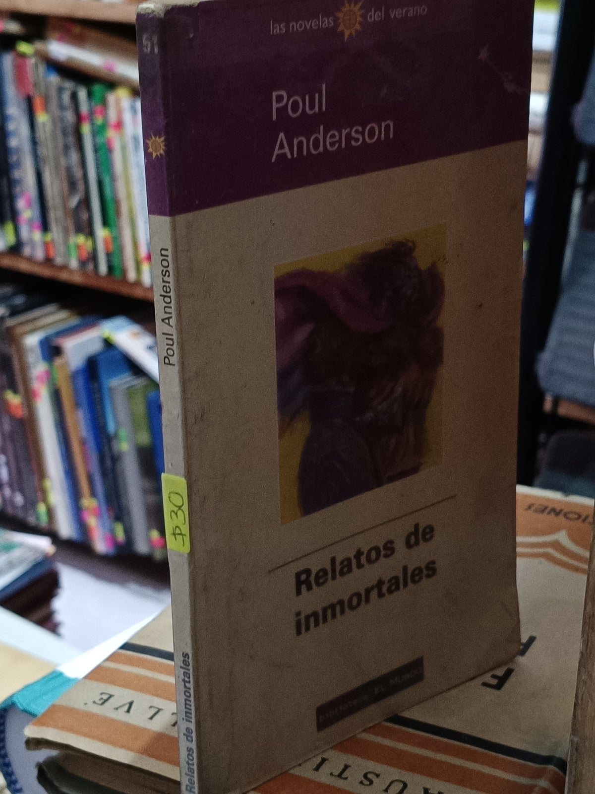 RELATOS DE INMORTALES POUL ANDERSON USADO NOVELA LITERARIO 305