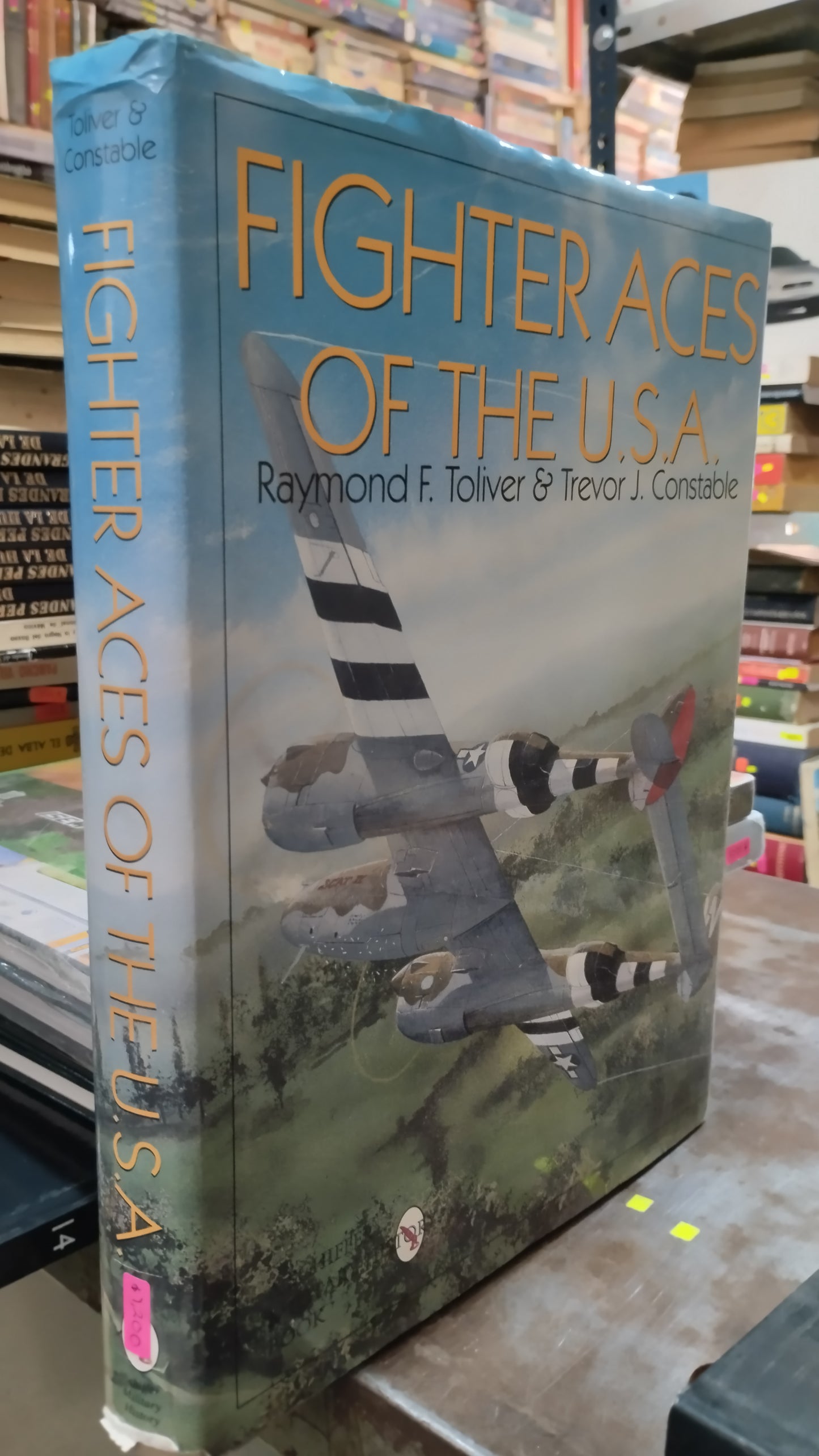 FIGHTERS ACES OF THE USA POR RAYMOND F TOLIVER LIBRO USADO HISTORIA ALDAMA