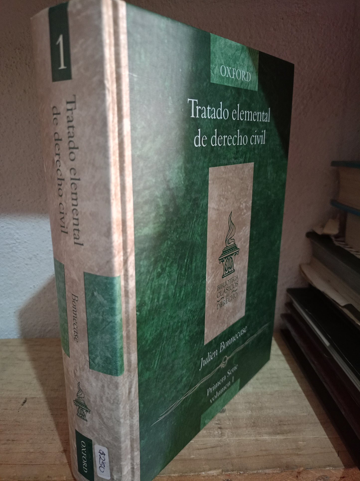 TRATADO ELEMENTAL DE DERECHO CIVIL PRIMERA SERIE VOLUMEN 1 POR JULIEN BONNECASE USADO DERECHO LITERARIO 305