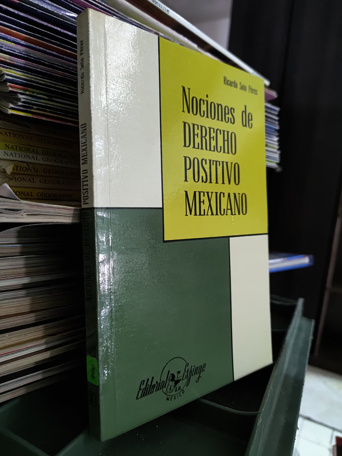 NOCIONES DE DERECHO POSITIVO MEXICANO POR RICARDO SOTO PEREZ USADO DERECHO JUAREZ 515