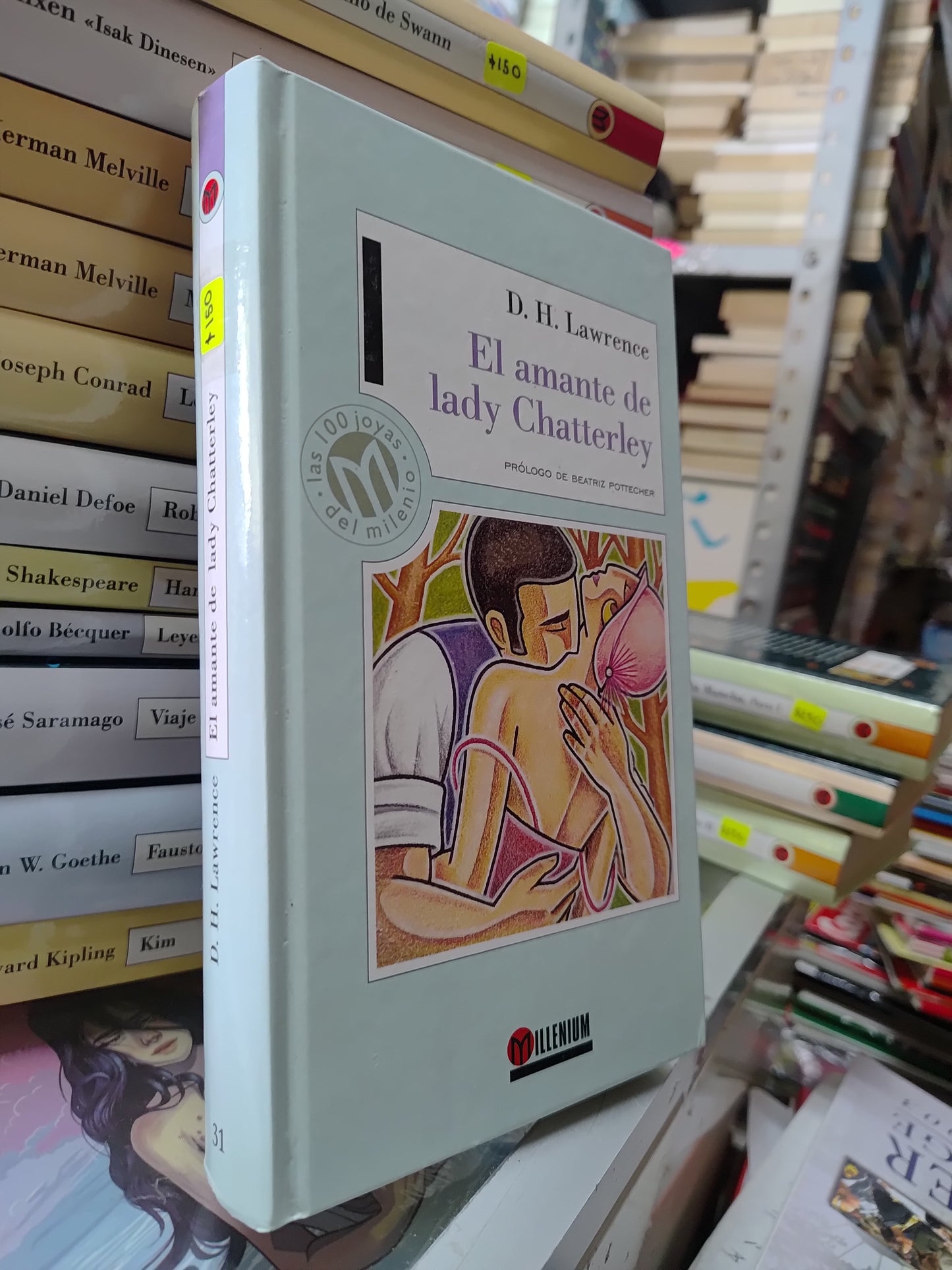 EL AMANTE DE LADY CHATTERLY POR D. H. LAWRENCE USADO NOVELAS JUAREZ 515