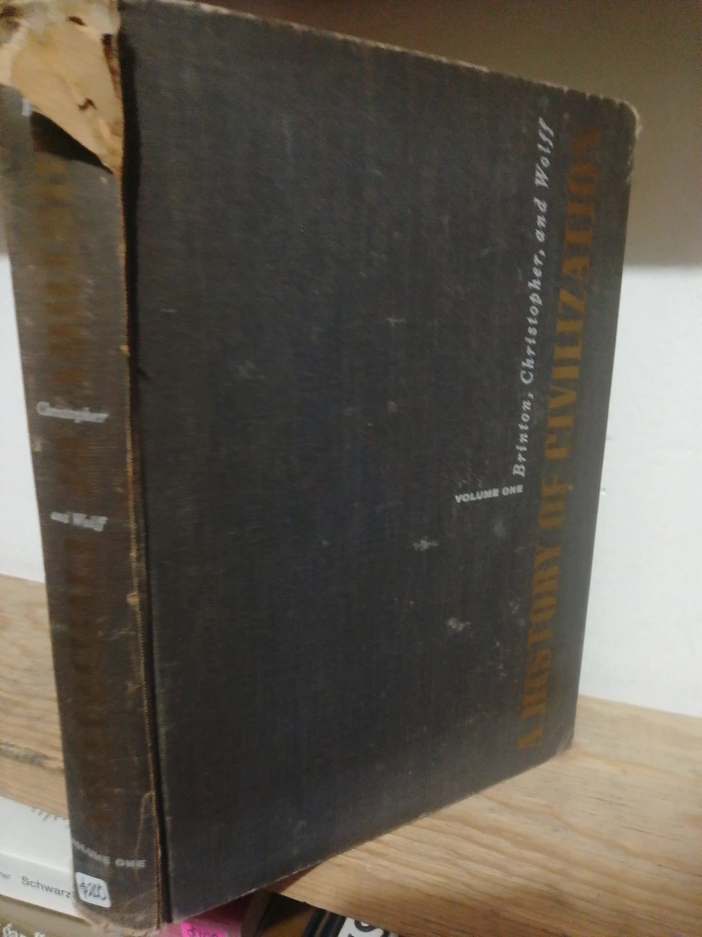 A HISTORY OF CIVILIZATION POR BRINTON CHRISTOPHER AND WOLFF USADO IDIOMAS JUAREZ
