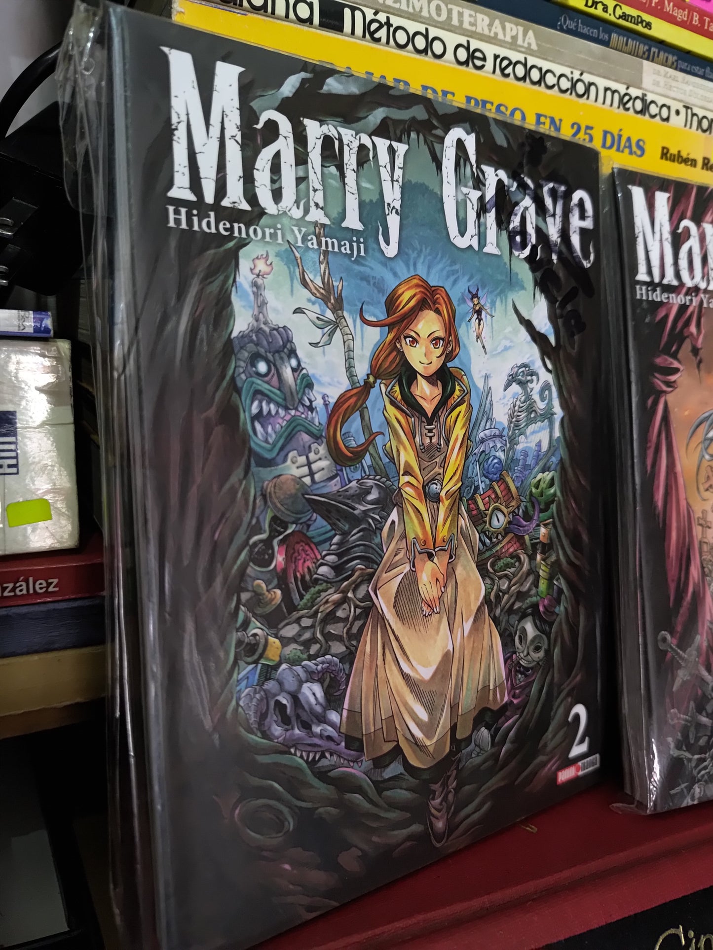MARRY GRAVE POR HIDENORI YAMAJI USADO NOVELAS LITERARIO 305 TOMOS 1 Y 2 $120 C/U