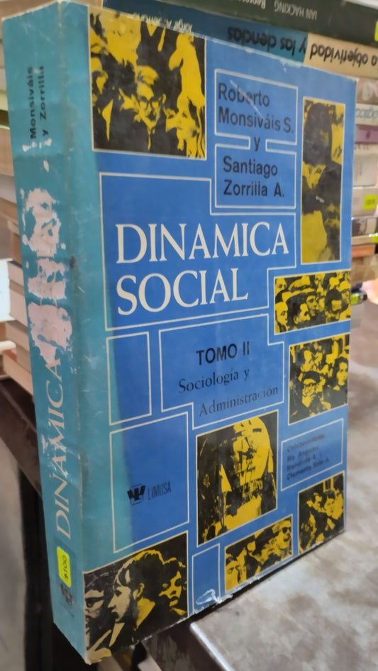 DINAMICA SOCIAL TOMO II POR ROBERTO MONSIVAIS LIBRO USADO SOCIOLOGIA ALDAMA