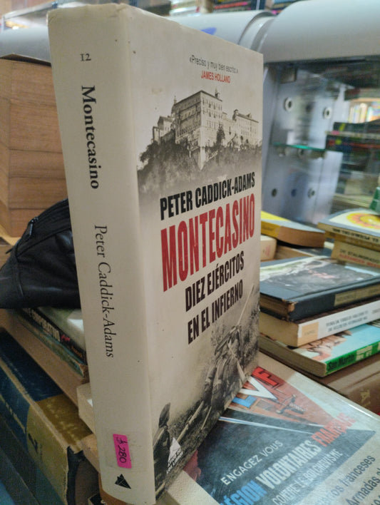 MONTECASINO DIEZ EJERCITOS EN EL INFIERNO POR PETER CADFICK ADAMS USADO HISTORIA ALDAMA EDITORIAL ATICO DE LIBROS PASTA DURA LIBRO EN BUEN ESTADO
